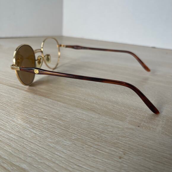 Vintage B&L Ray-Ban Rituals W2546 Sunglasses FRAMES ONLY Gold Tortoise - Picture 9 of 11